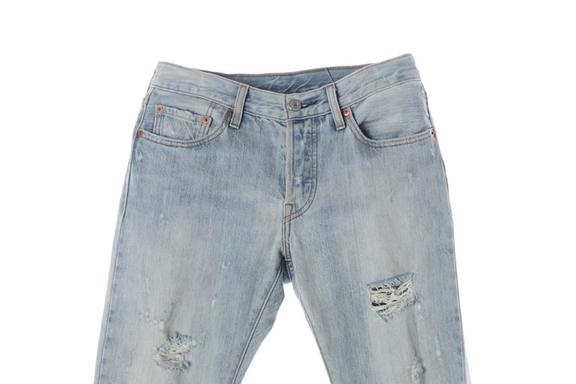 리바이스 501 연청 디스트로이드 데님 상품이미지3