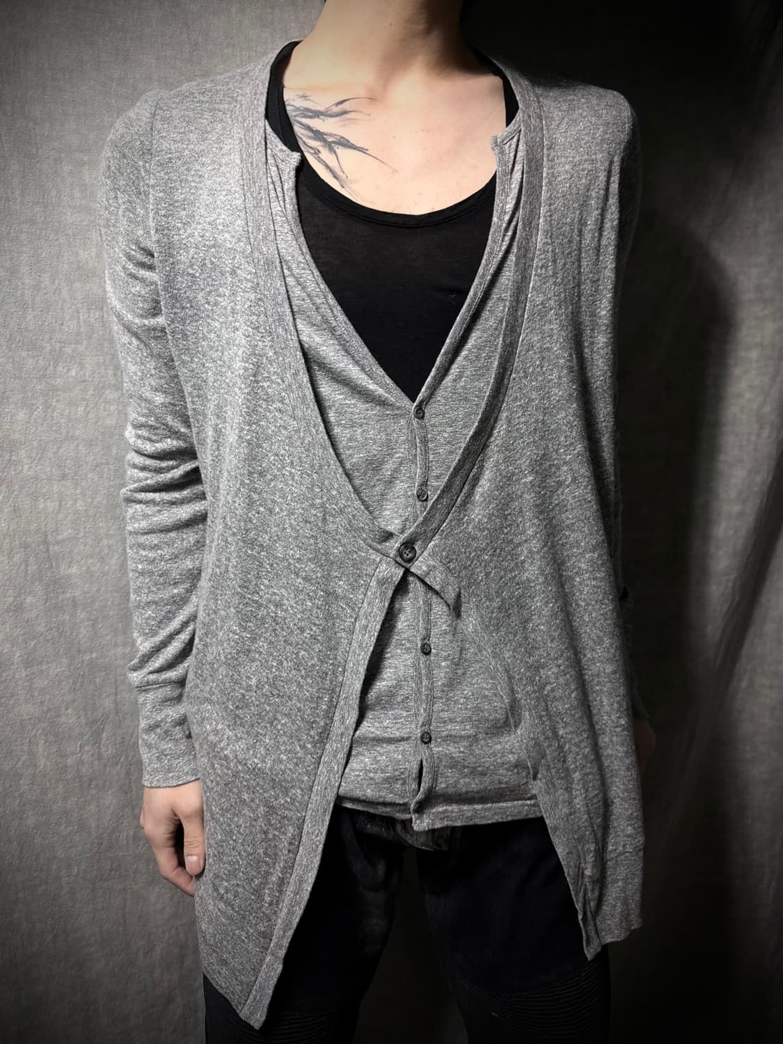 Yohji Yamamoto Ground Y Layered Cardigan 상품이미지1