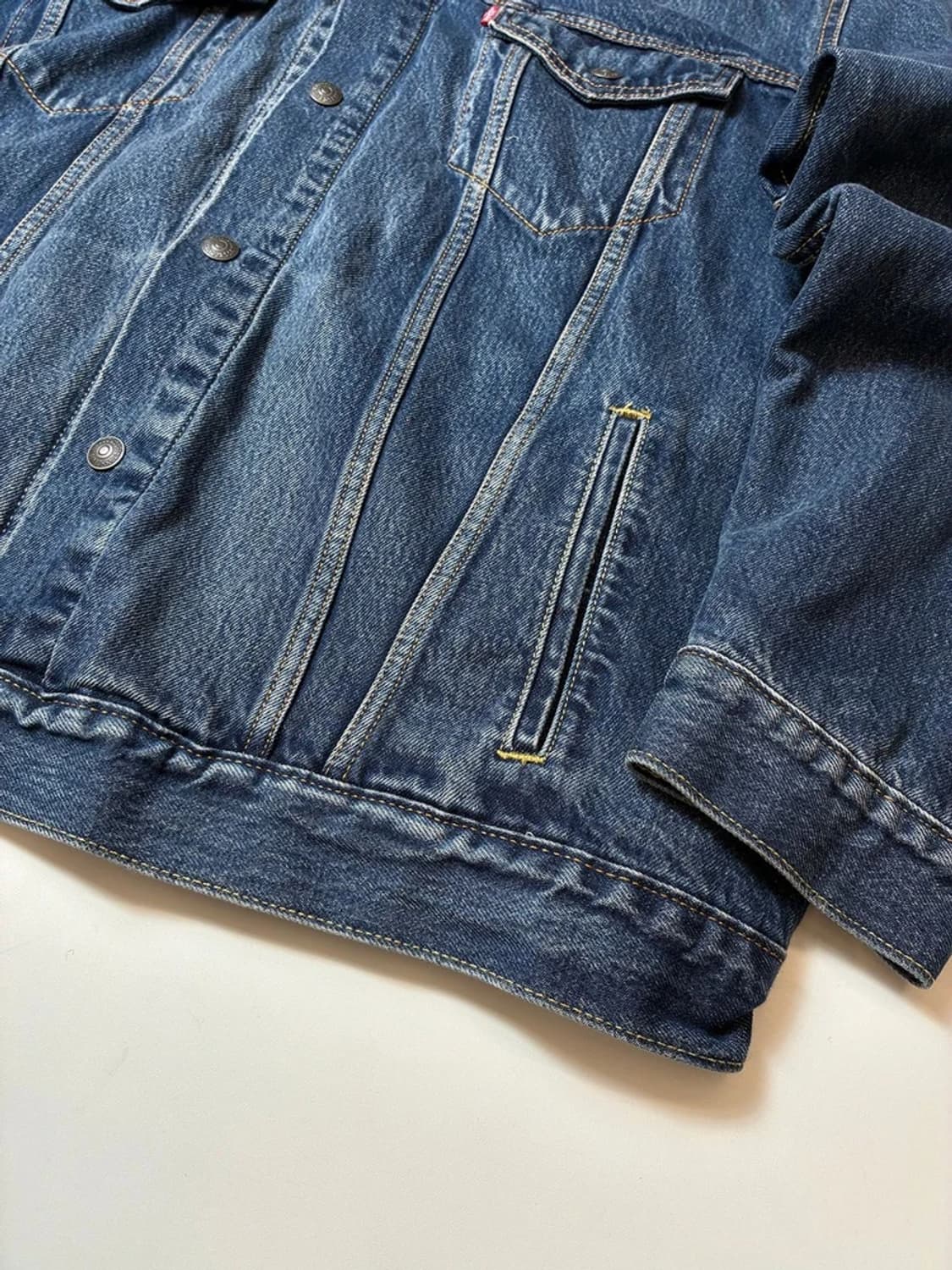 리바이스 00's 체크 라이닝 쉐르파 데님 트러커 자켓 PN8959 상품이미지4