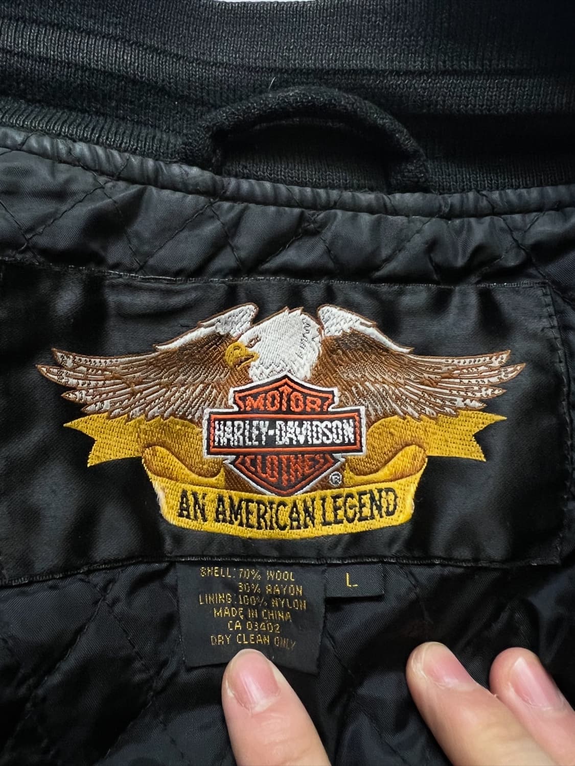 할리데이비슨 블루종 바시티자켓 상품이미지6