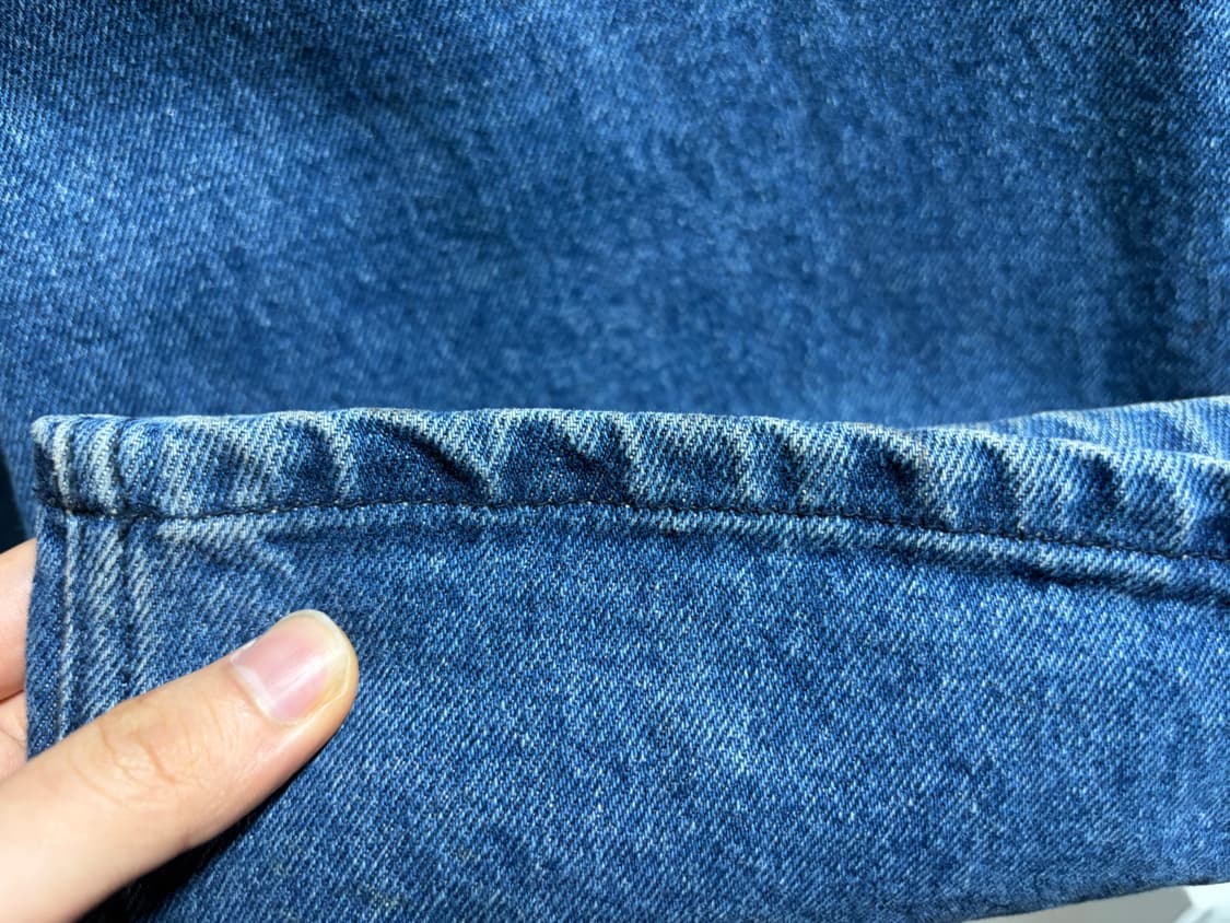 파브레가 빅터 커브드 데님 팬츠 (미디엄 블루) 상품이미지4