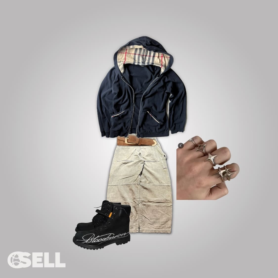 버버리 후드집업 상품이미지2