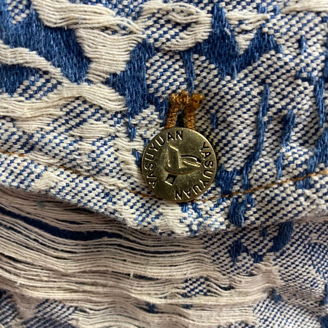 YASUYUAN 믹스컬러 그런지 트러커자켓 B4468 상품이미지4