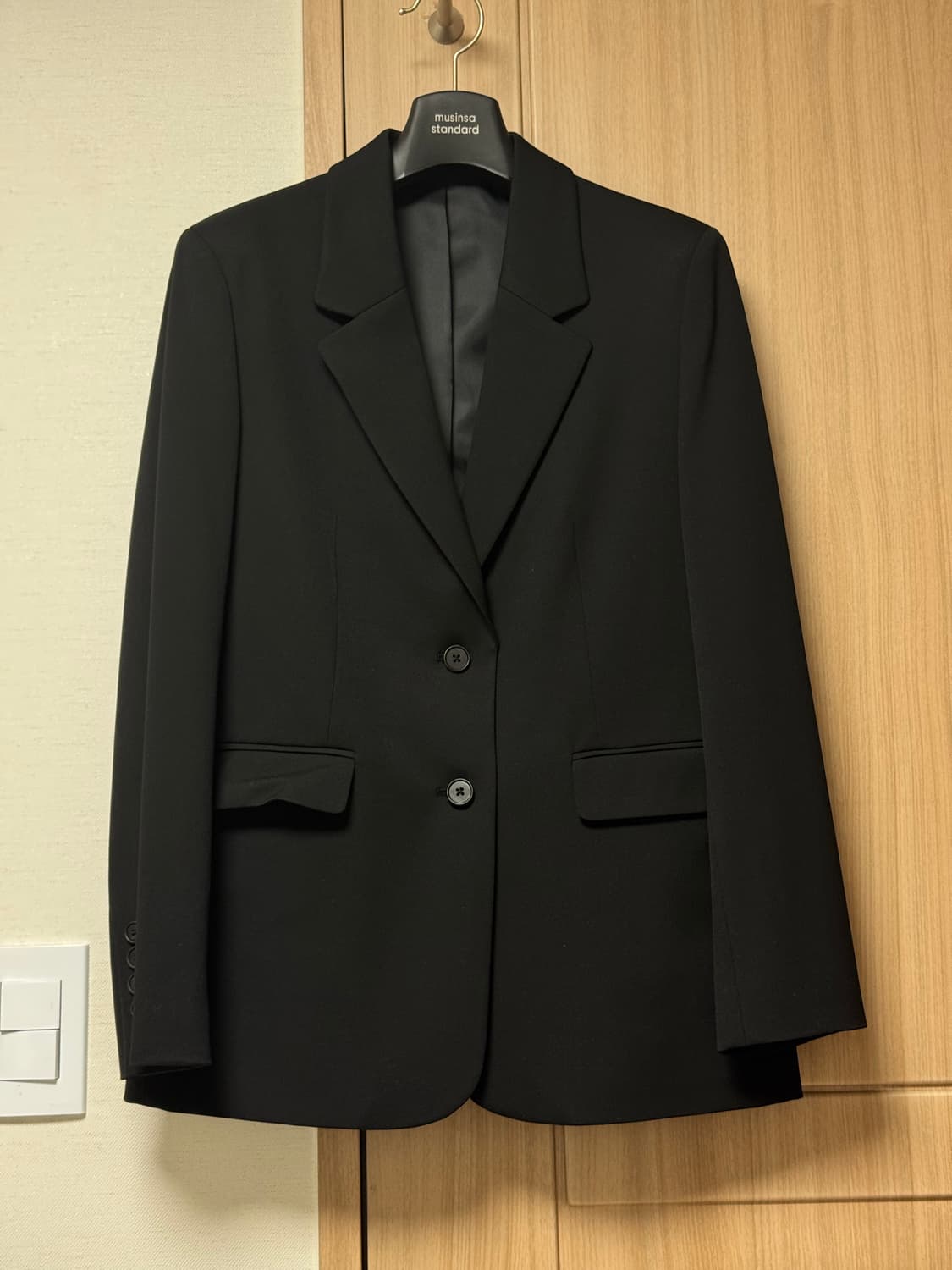 무신사 스탠다드 | 우먼즈 베이식 블레이저 블랙 S 상품이미지7