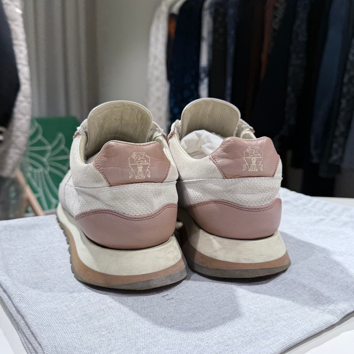 41.5 / 브루넬로쿠치넬리 스웨이드 로우탑 스니커즈 상품이미지3