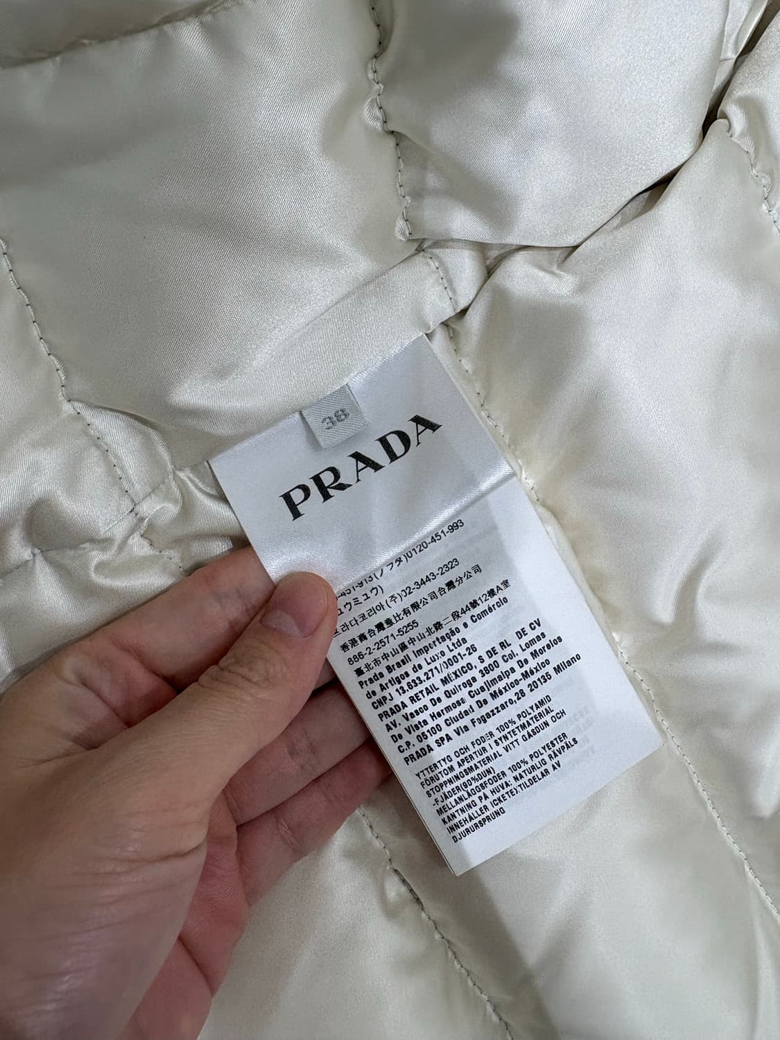 프라다 패딩 38사이즈 상품이미지6