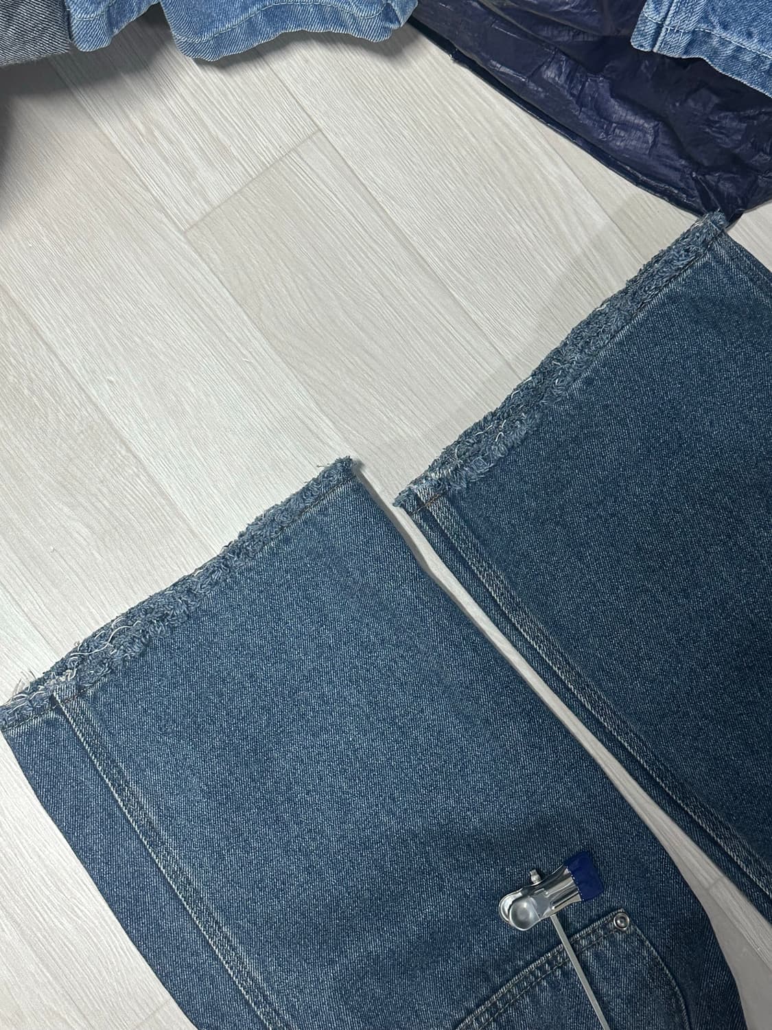 앤더슨벨 오스터 데님 카펜터 와이드 레그진 L 상품이미지10