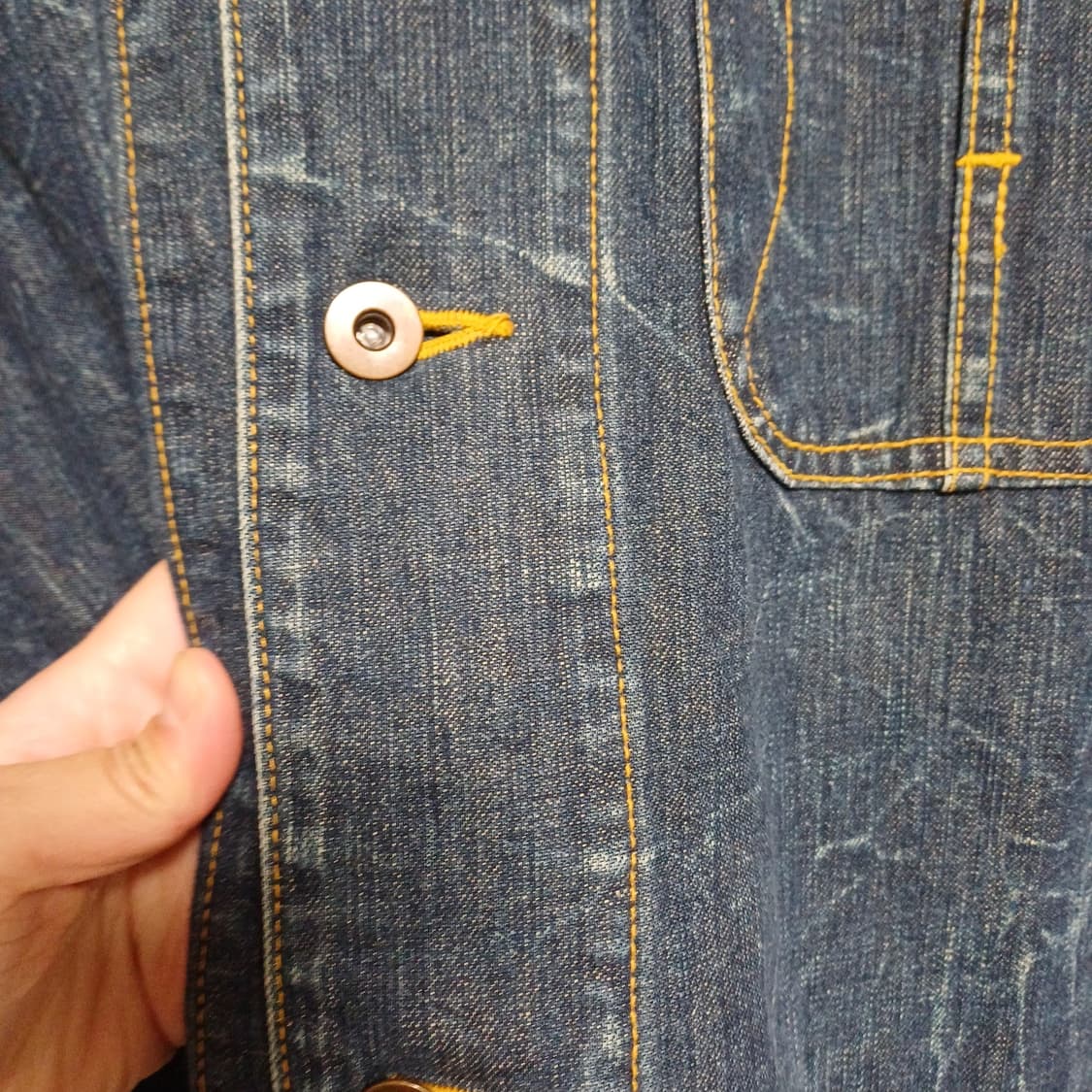 DEPT 데님 초어자켓 L사이즈 상품이미지4