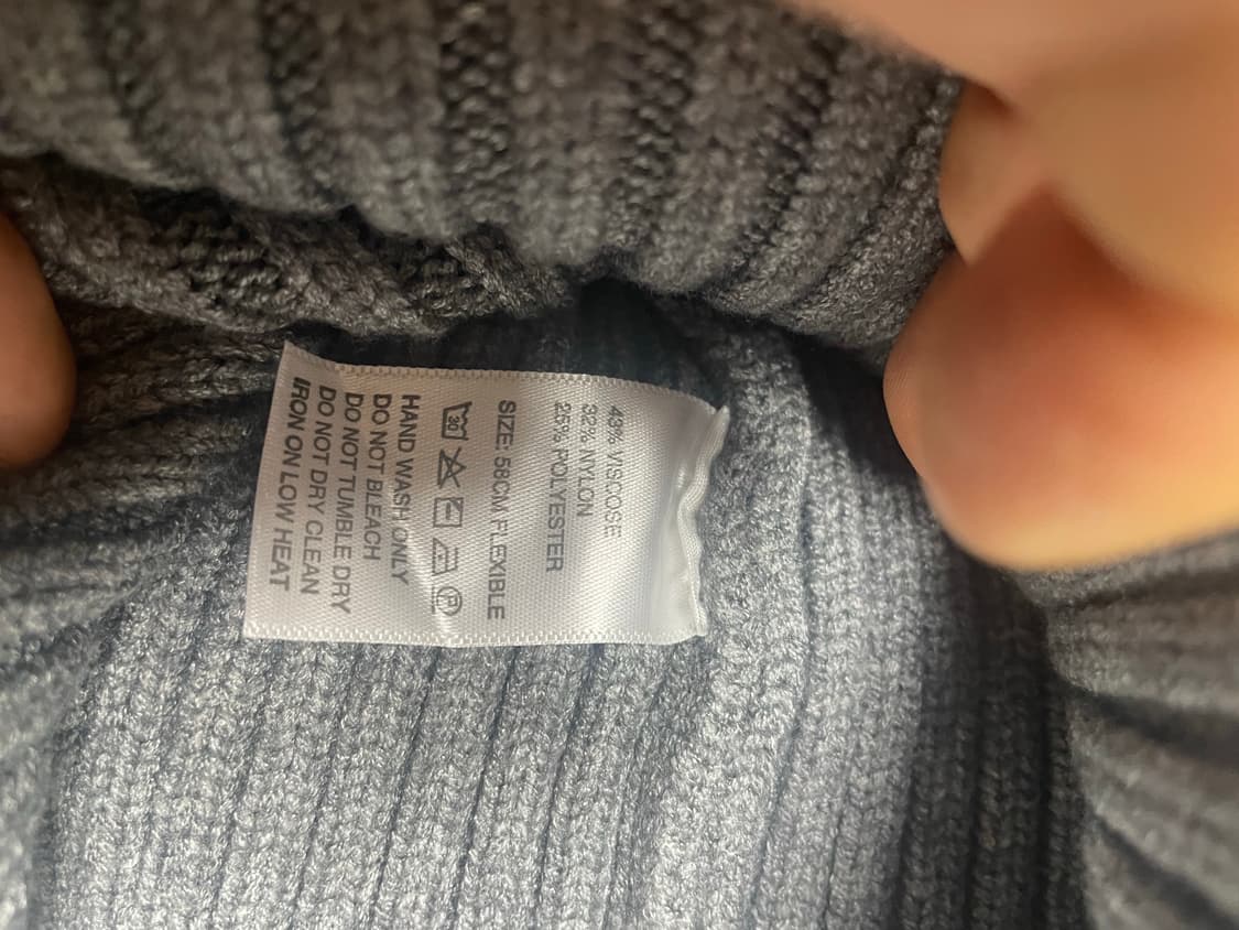 정품 몽클레어 비니 그레이 상품이미지3