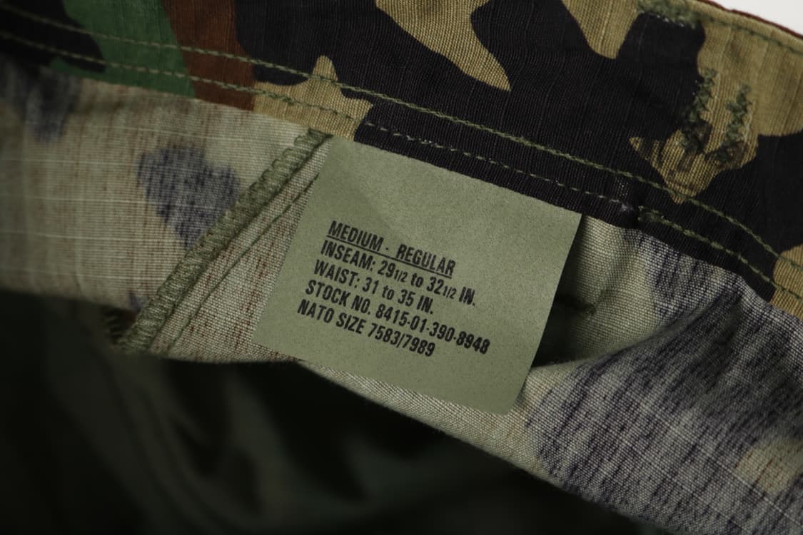 [M/R] 미군 오리지널 우드랜드 BDU 카고팬츠 (새상품) 상품이미지4