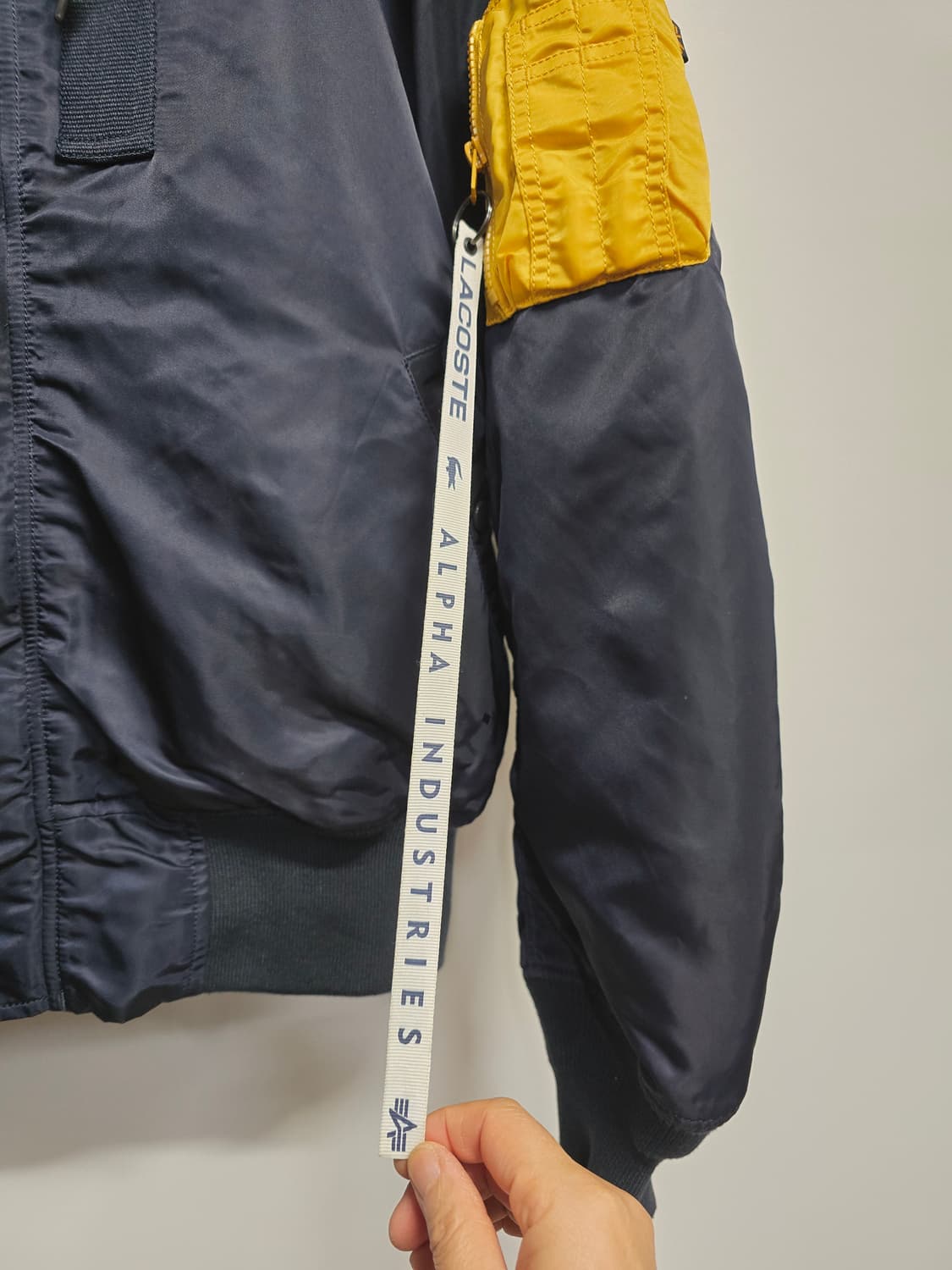 라코스테 x 알파인더스트리 콜라보 패딩 상품이미지3