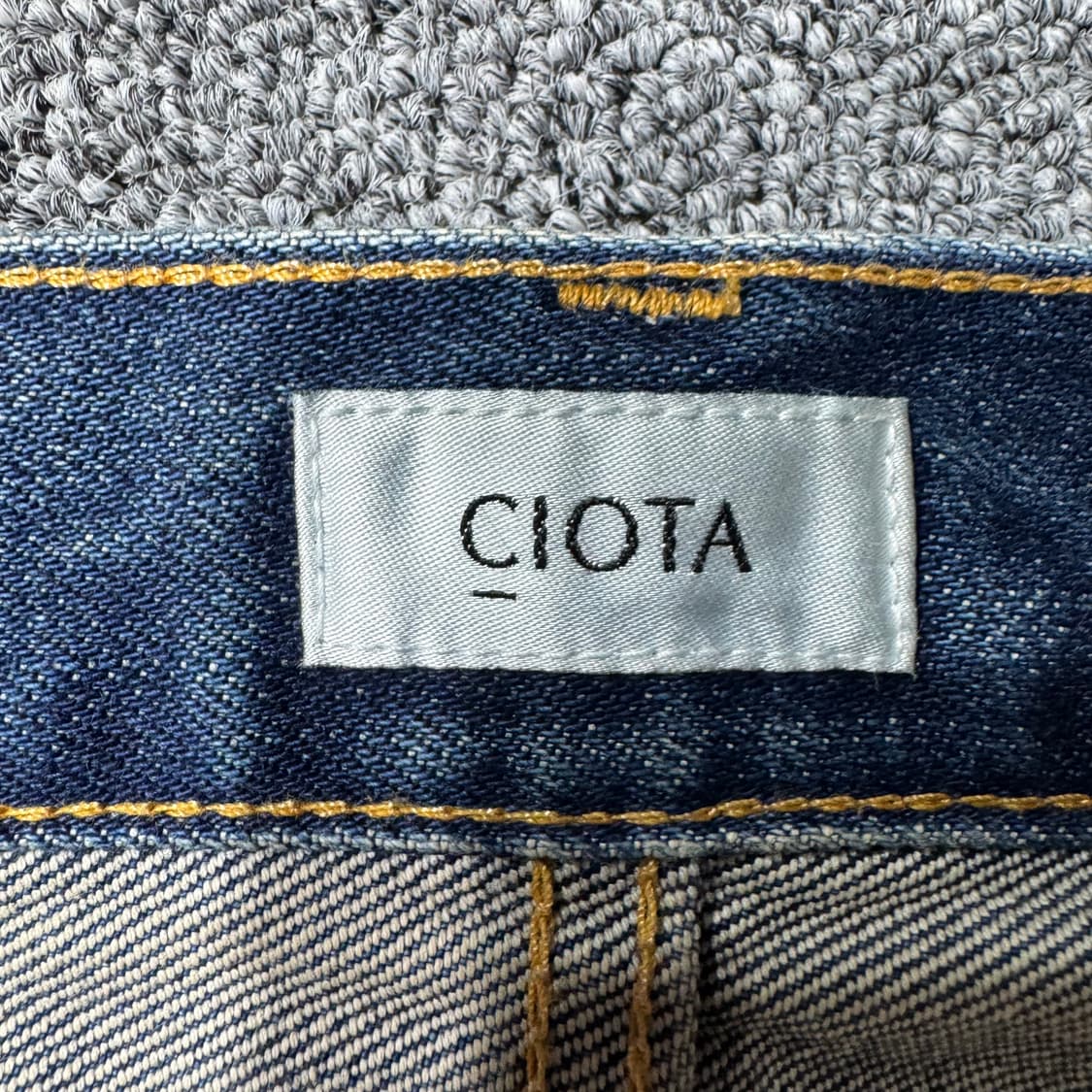 CIOTA 셀비지 데님 팬츠 ( 35/OLD-7562 ) 상품이미지3