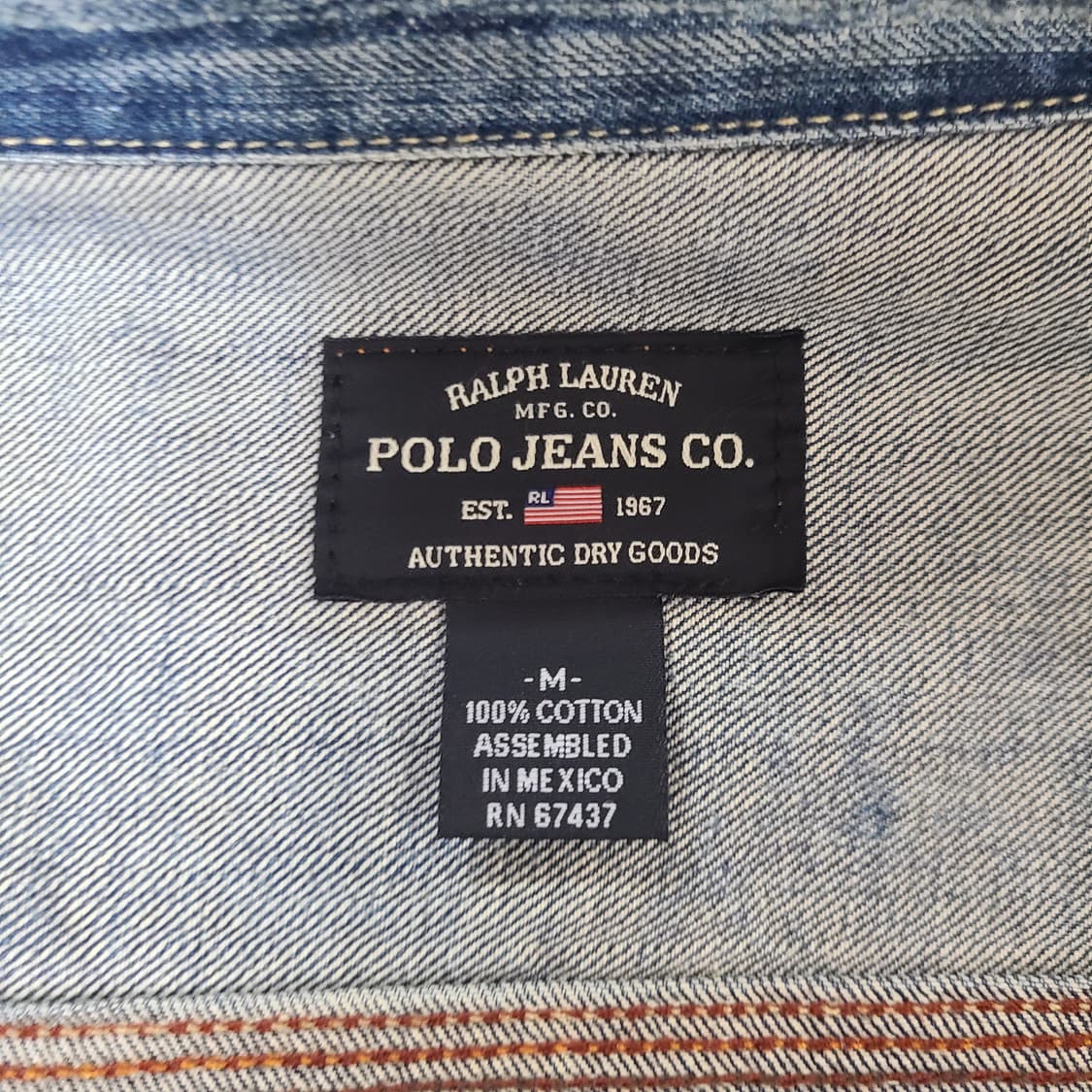 (100) 90s 폴로 진스 타입 2 빈티지 데님 트러커 자켓 상품이미지9