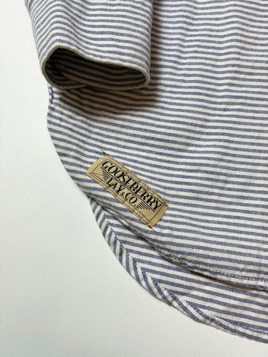 구즈베리 재팬 아메카지 코튼 하프 셔츠 PN8463 상품이미지5