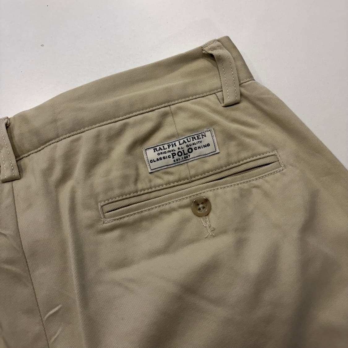 [29x32] 폴로 랄프로렌 베이지 면바지 치노 팬츠 D738 상품이미지3