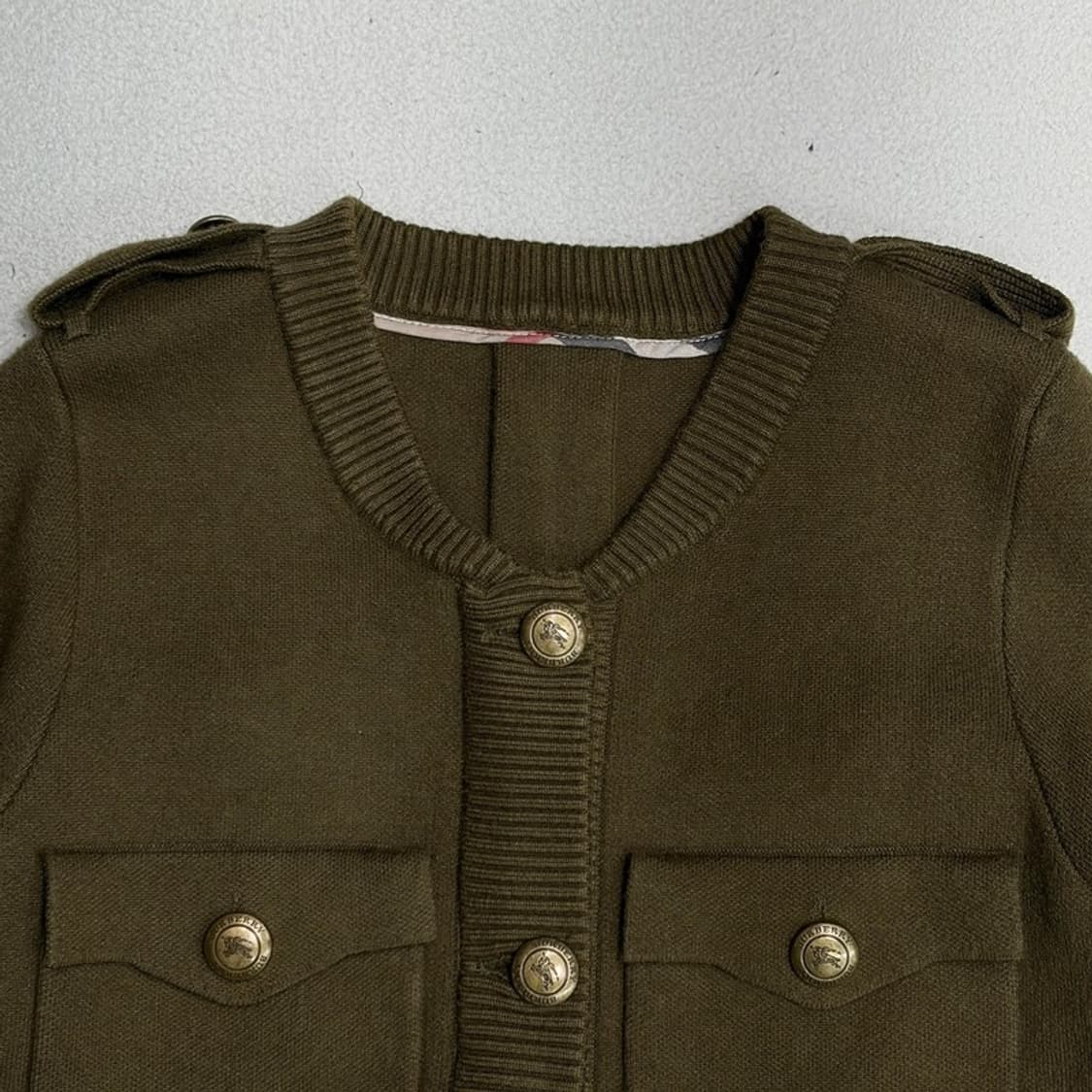 BURBERRYS 울 니트 가디건 F 상품이미지3