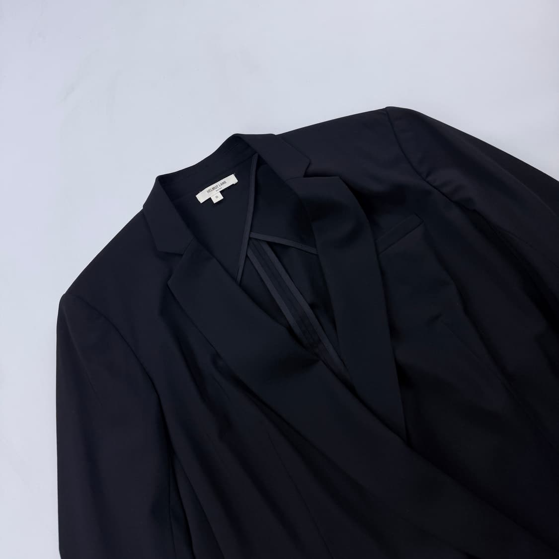 헬무트랭 울 블랙 더블 자켓 상품이미지2