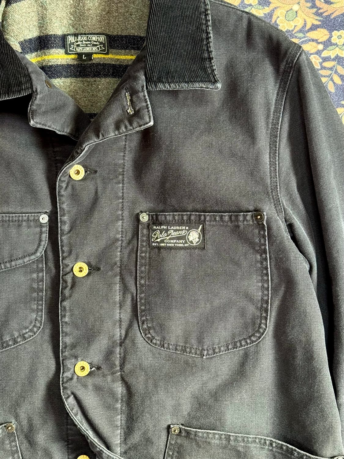 00s 폴로진스 캔버스 커버올 워크자켓 상품이미지2