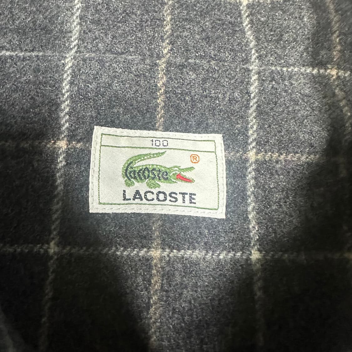 ✨ (바배) 라코스테 체크 블루종 자켓 상품이미지3