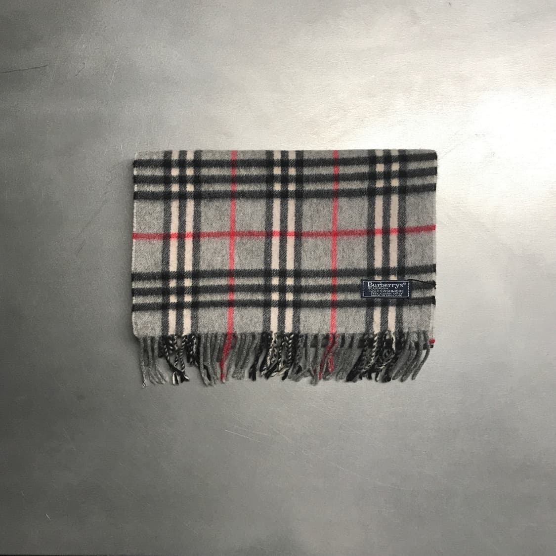 버버리 정품 캐시미어 머플러 그레이 상품이미지2