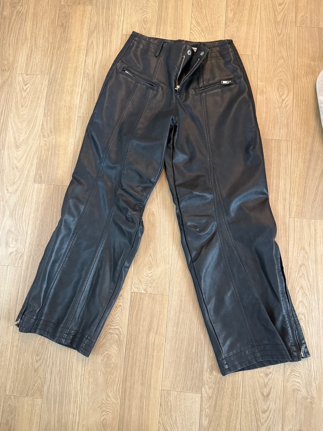 나체 레더 팬츠  상품이미지1