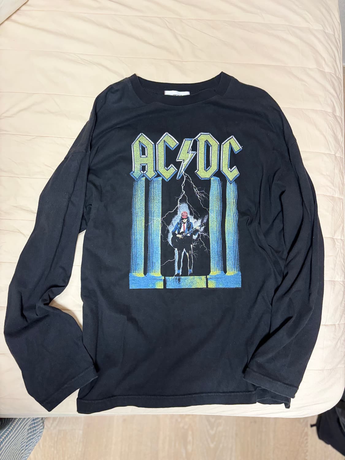 AC DC 밴드 롱슬리브 상품이미지1