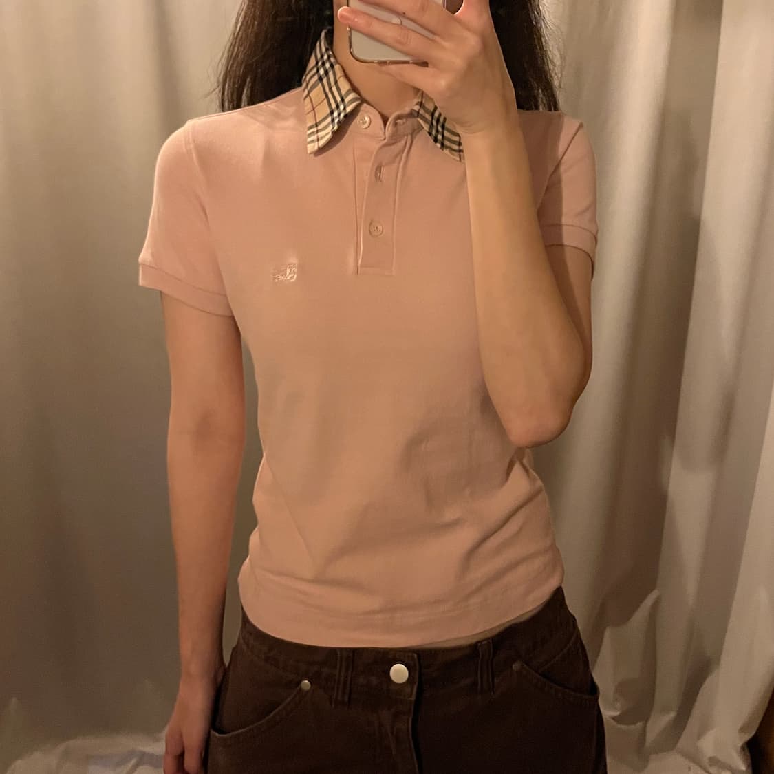 버버리 폴로 반팔카라티 상품이미지2
