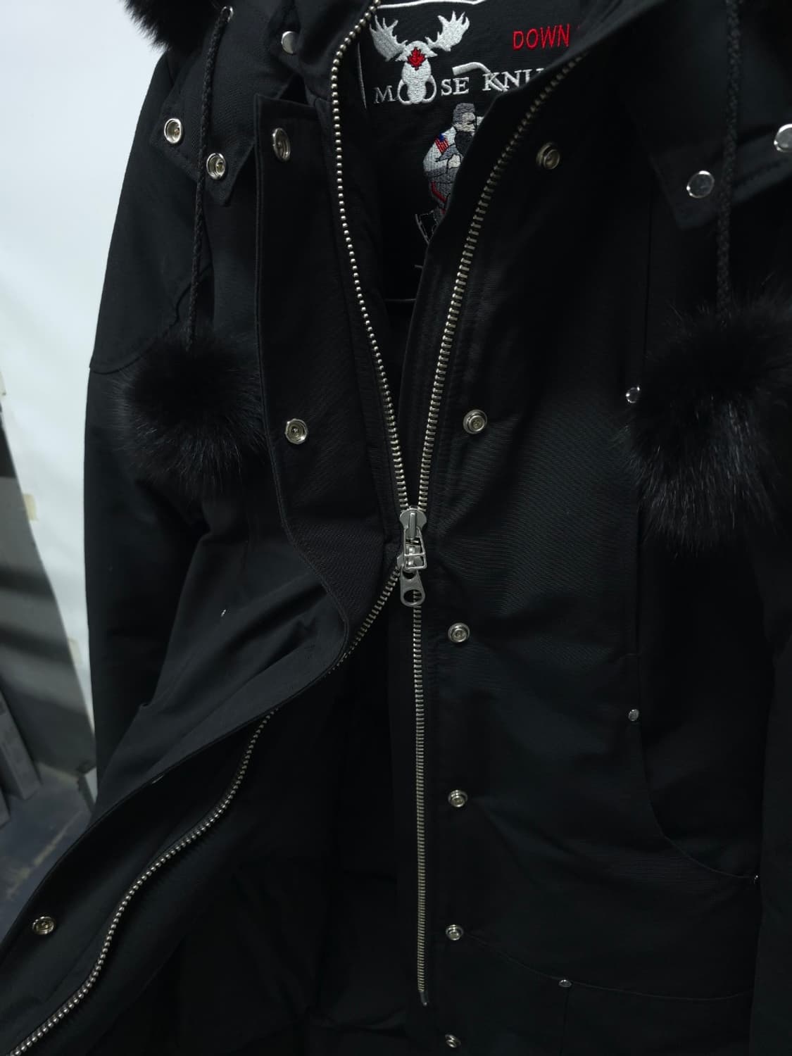 무스너클 스털링 블랙퍼 패딩 ( 여성 M/M ) 상품이미지7