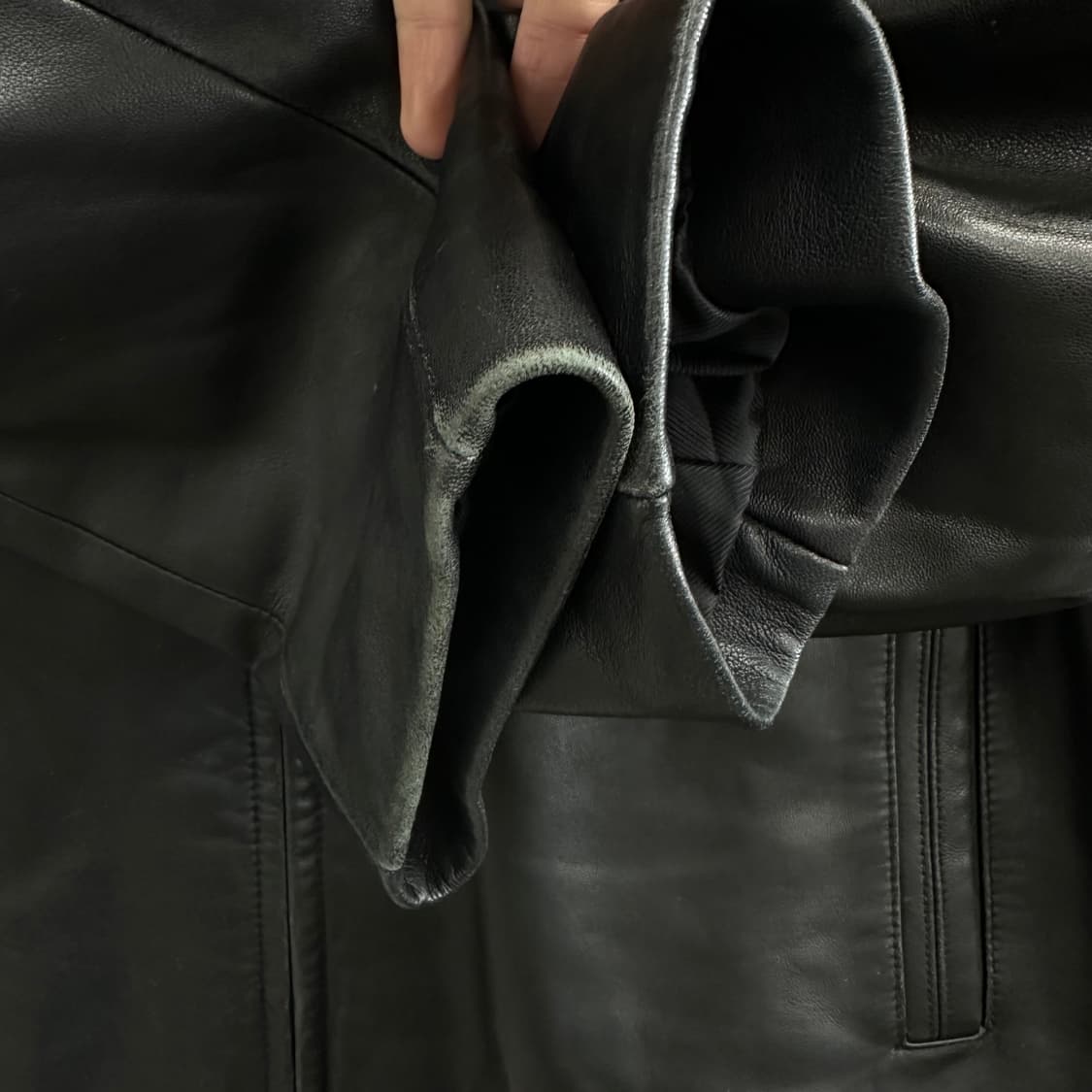 100 인디안 남자 램스킨 블루종 자켓 상품이미지10