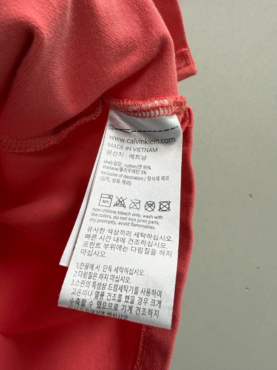 여성 M / ck 캘빈클라인 반팔 카라티 상품이미지4