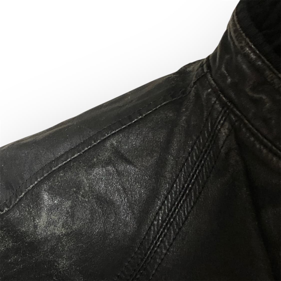 [Vintage] Cowhide Leather Blouson 상품이미지7