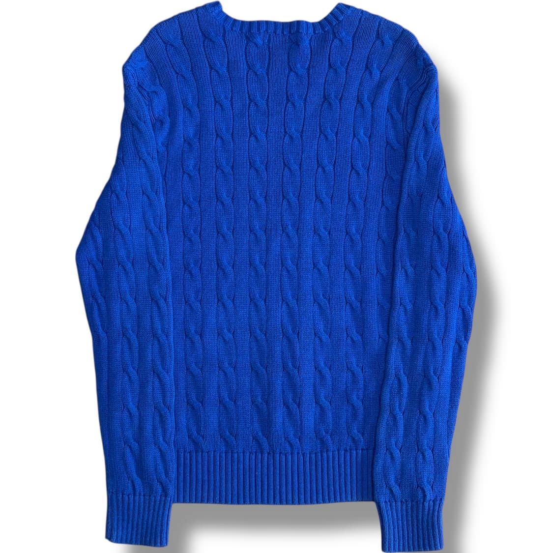 Polo Ralph Lauren 블루 코튼 케이블 니트 상품이미지2