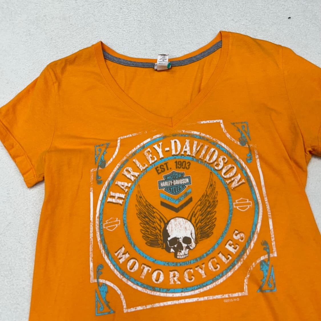 Harley davidson orange T-shirts 상품이미지7