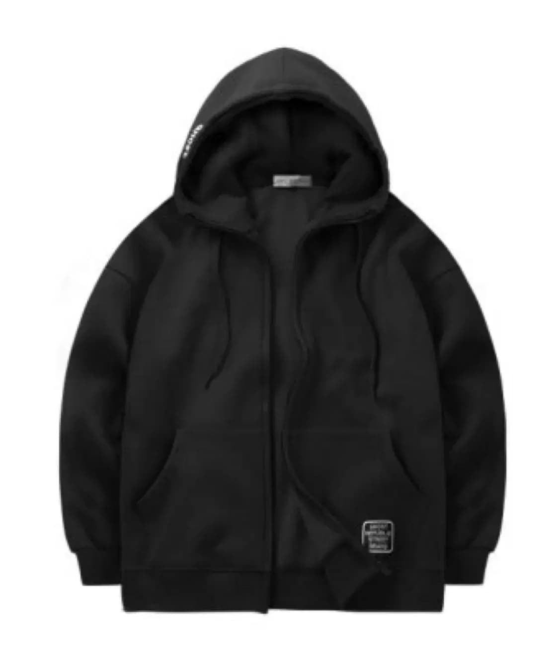 Ghost republic 고스트 리퍼블릭 후드집업 블랙 상품이미지1