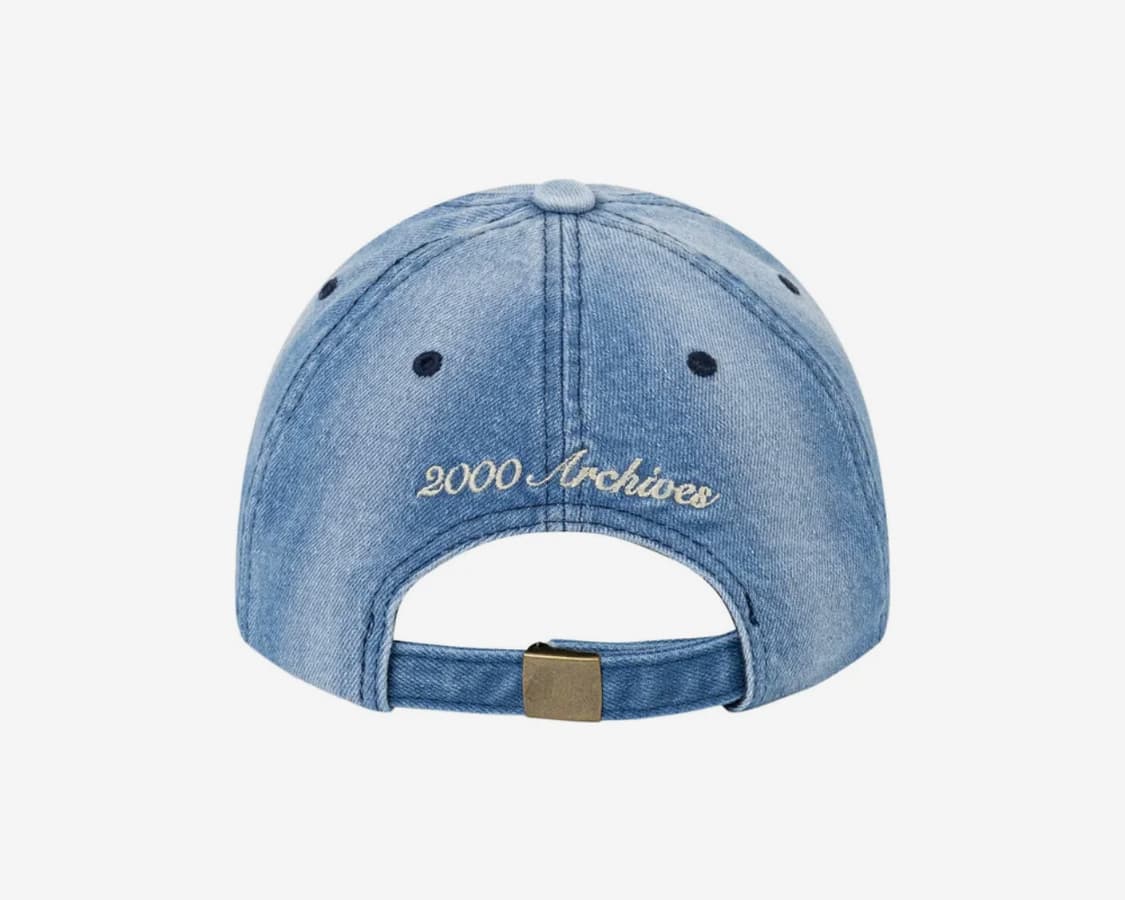 2000 아카이브스 로즈 장미 roses 데님 모자 캡 상품이미지5