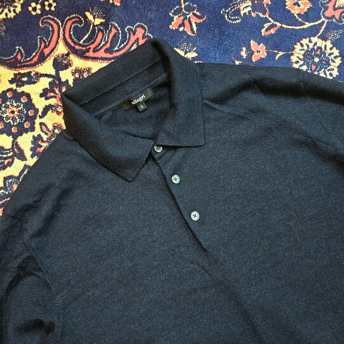 알레그리(allegri) in 밀라노 카라넥 네이비 니트 L size 상품이미지2