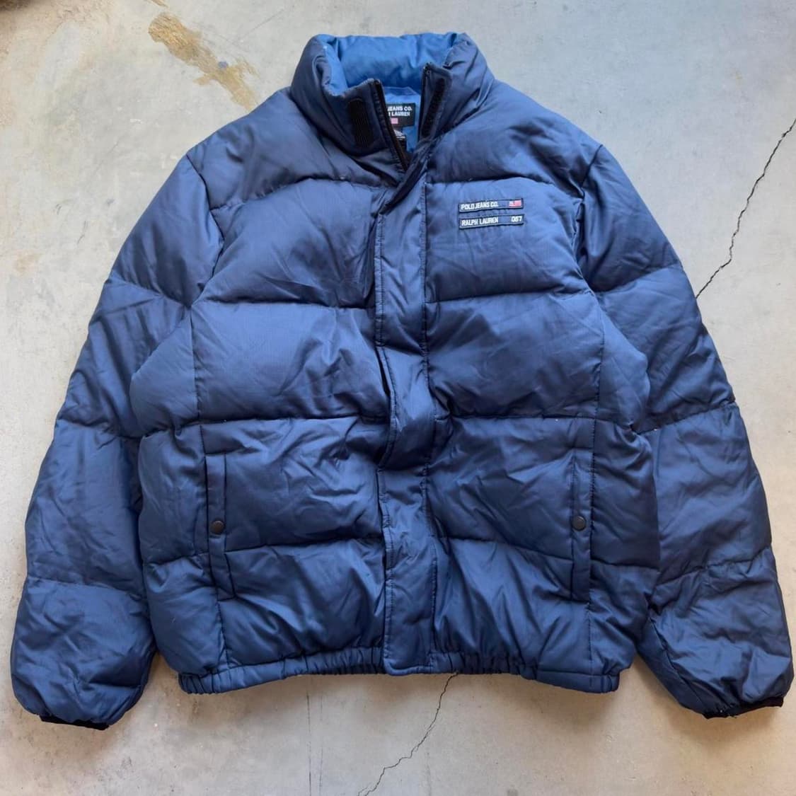 03FW 폴로 랄프 로렌 폴로 진즈 코 067 다운 패딩 네이비 상품이미지1