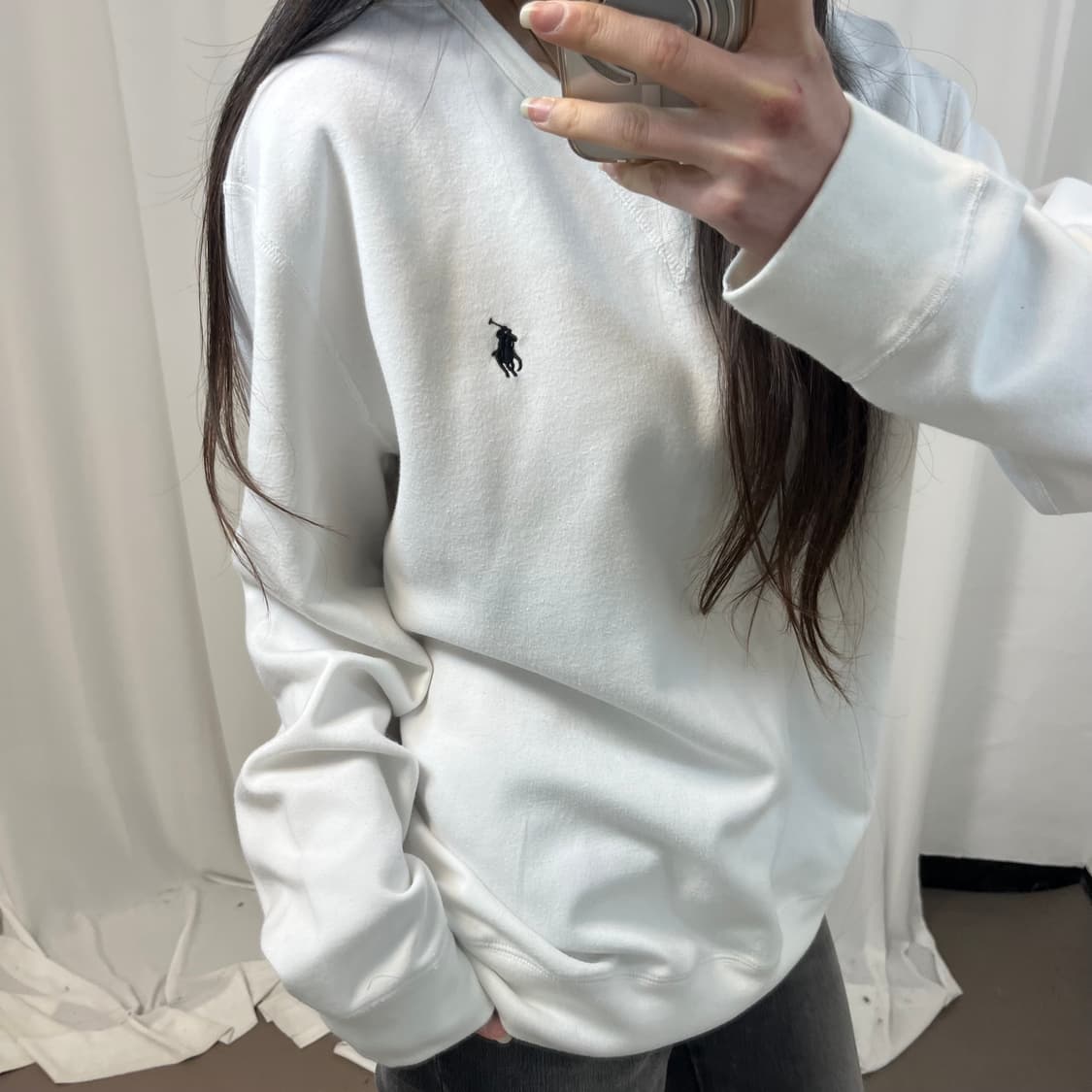 Polo Ralph Lauren White Sweatshirt 상품이미지3