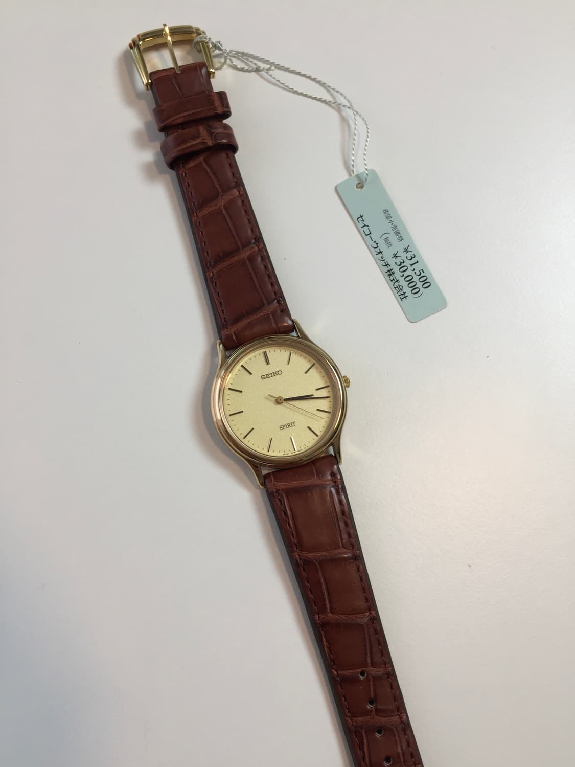 새상품 90s seiko spirit quartz gold 상품이미지8