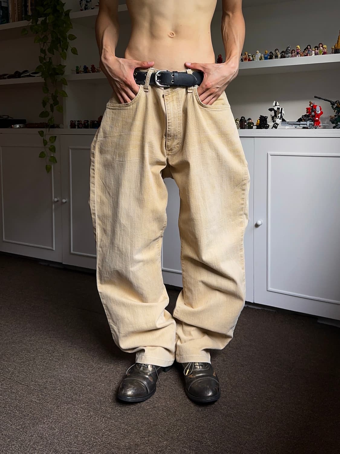 Wrangler 워시드 루즈 와이드 진 상품이미지1