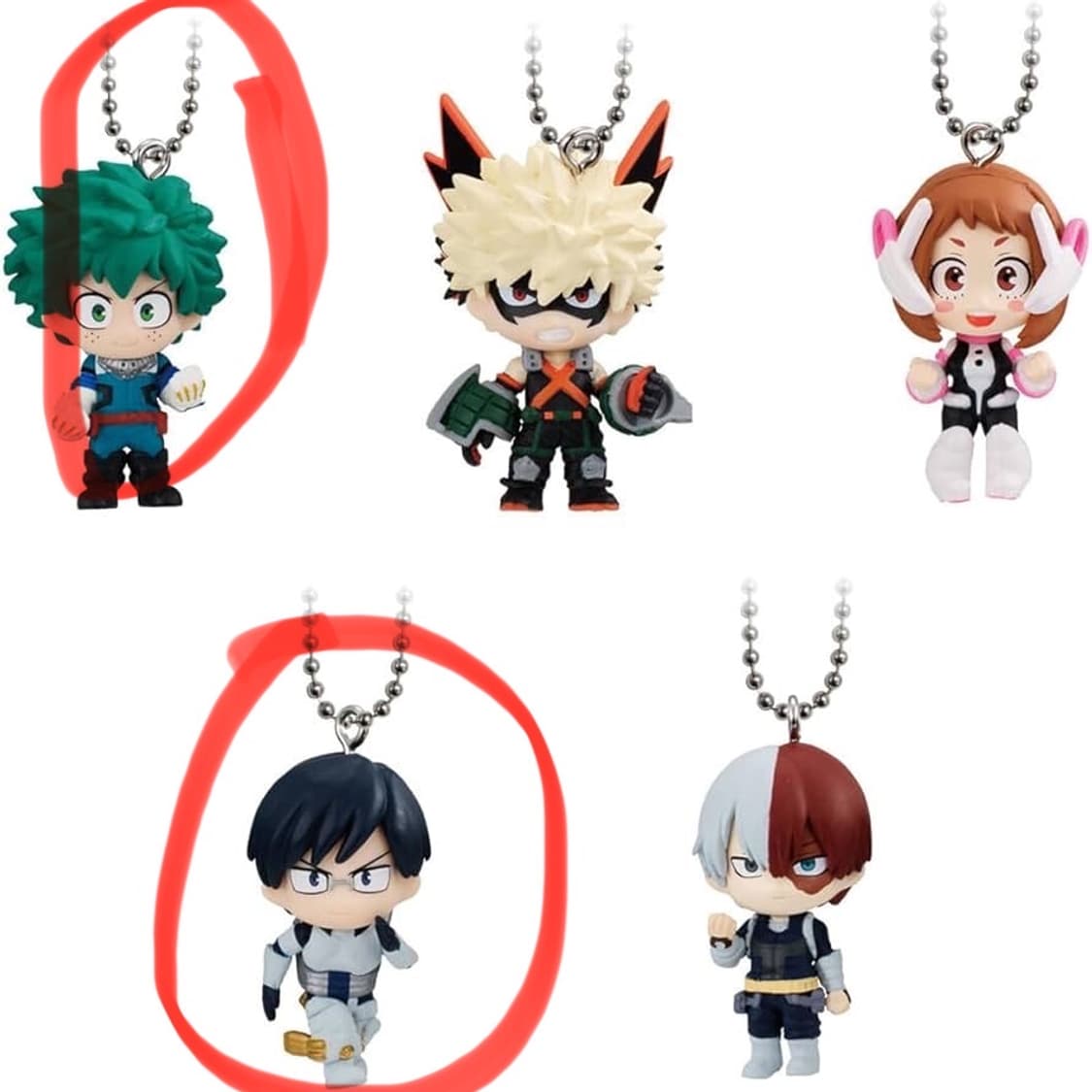 히로아카 나히아 피규어 키링 키체인 가챠 미도리야 이이다 (미개봉) 상품이미지2