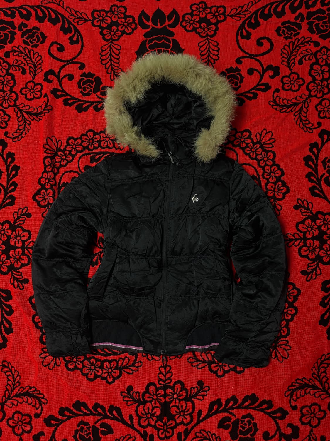 Vintage Punk & Gyaru fur hood jacket 상품이미지1