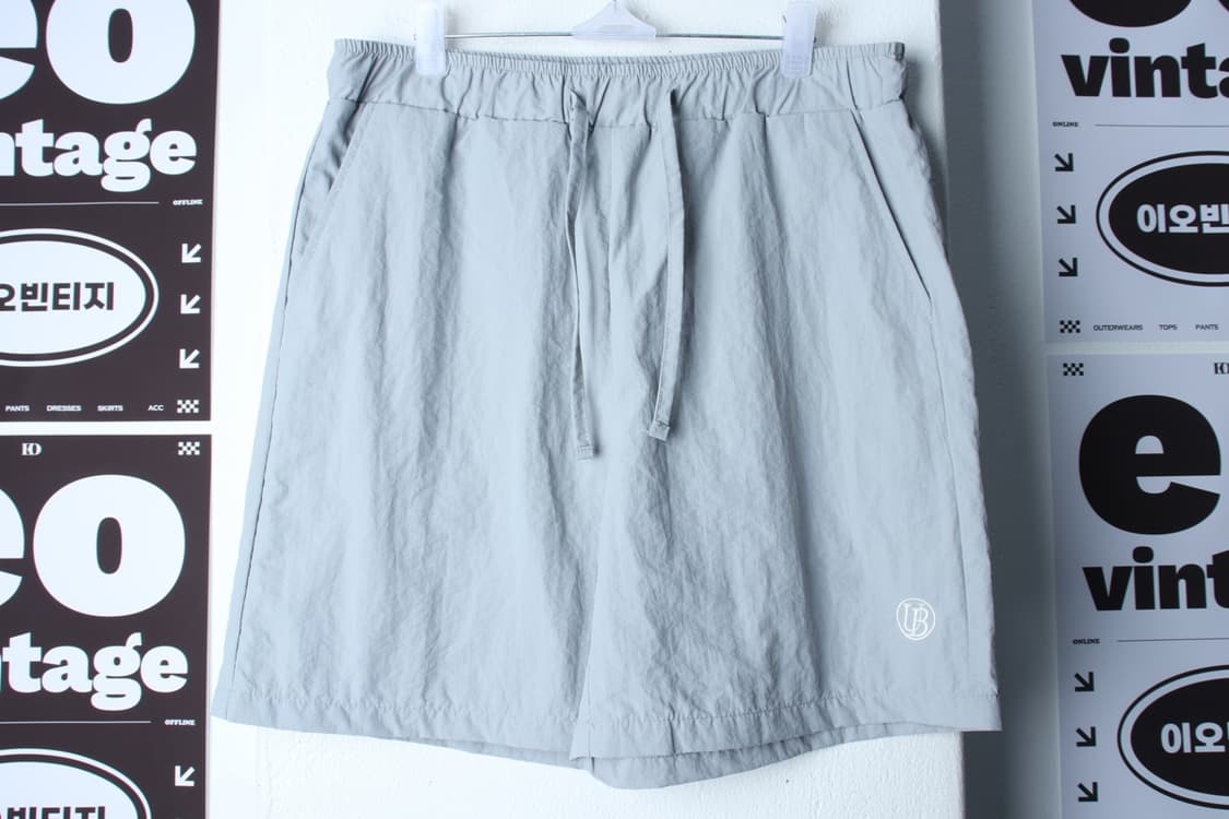 (M) 어반디타입 반바지 팬츠 나일론 밴딩 연블루 올드스쿨-P9918 상품이미지2