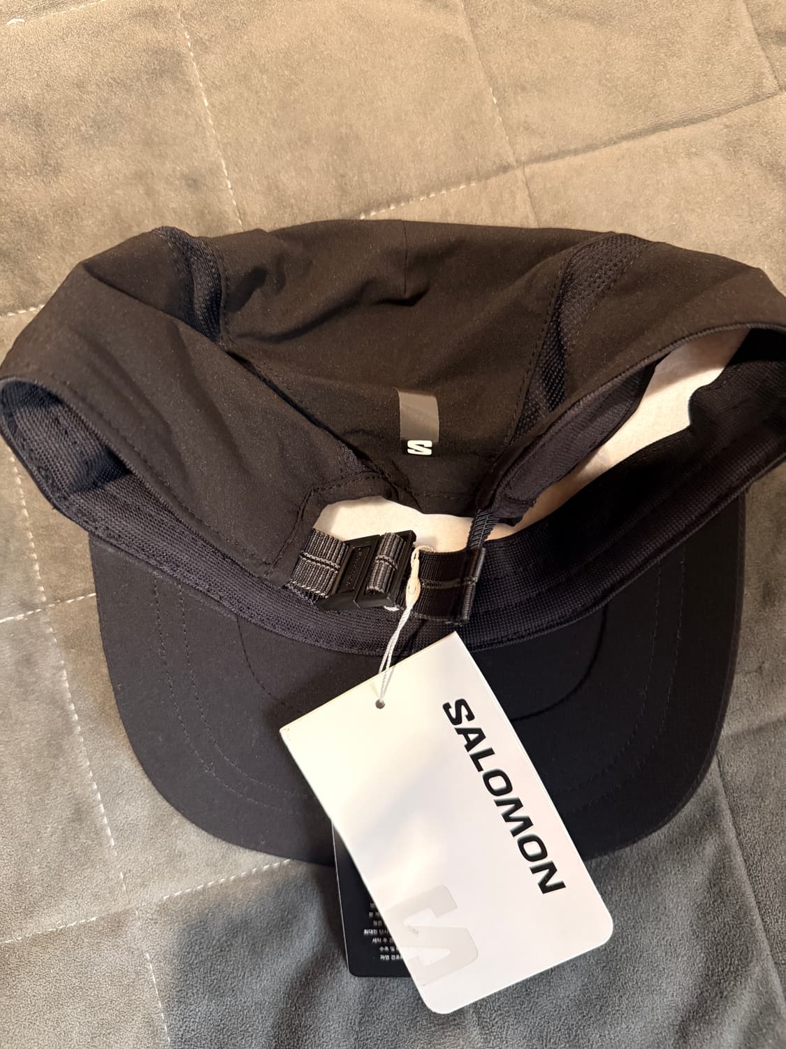 살로몬 트레일 그릿 매쉬 캡 블랙 상품이미지3