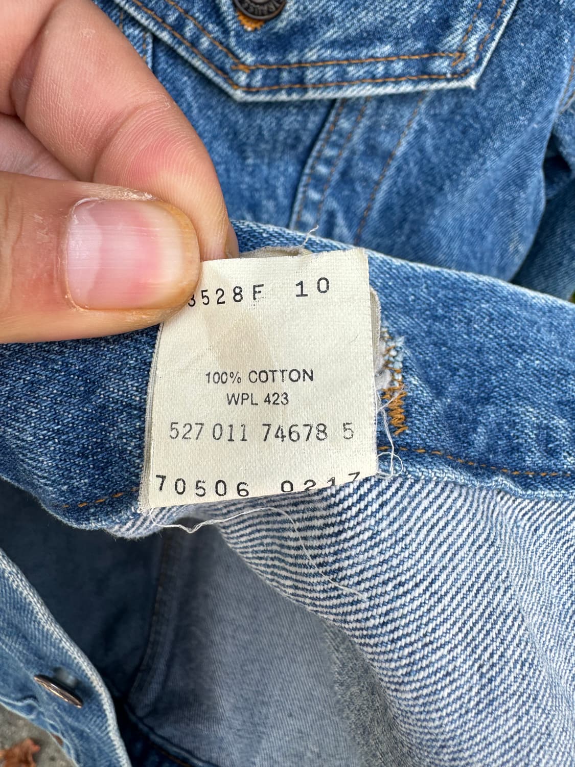 90s levis 리바이스 3rd usa 데님 트러커 자켓 38 상품이미지8