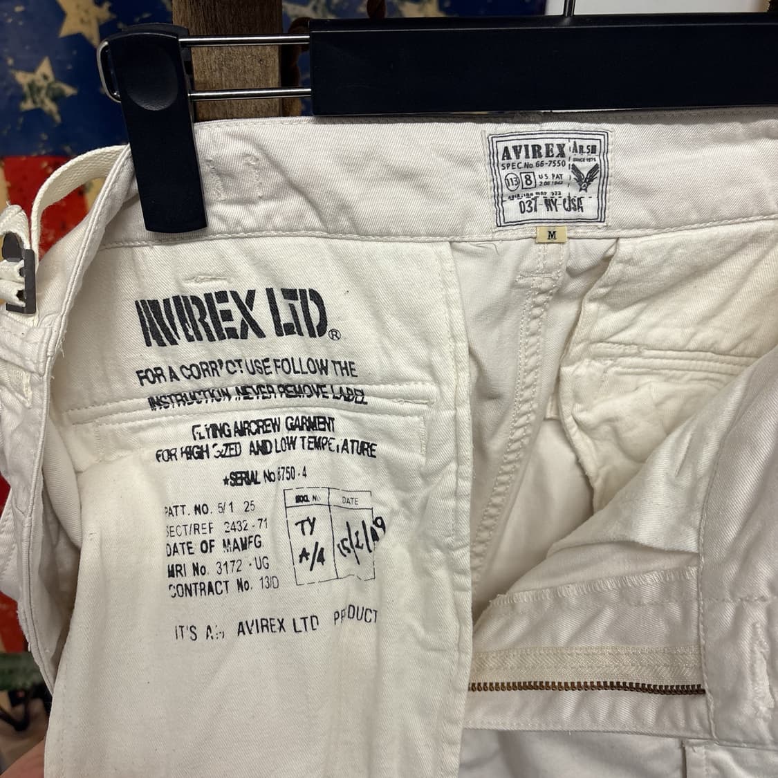 90s 아비렉스 헤비코튼 에어로 카고팬츠 사이드탭 N764 상품이미지8