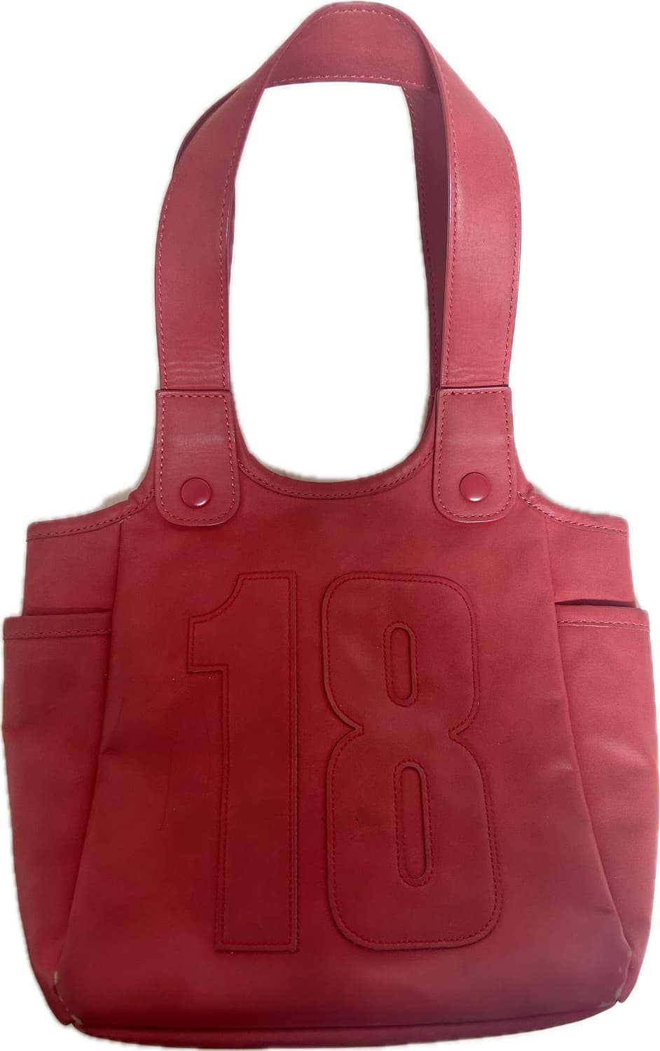 파르티멘토 넘버링 토트백 레드 상품이미지1