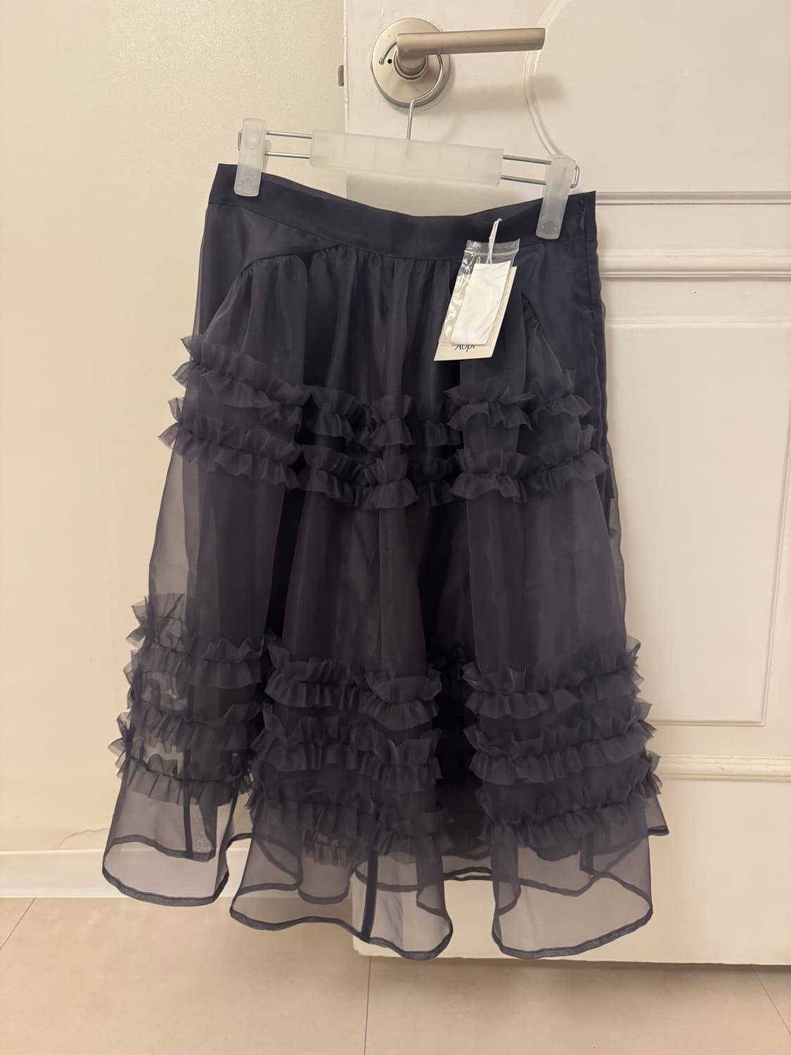 aopt 오간자 프릴 레이어드 스커트 M 상품이미지1