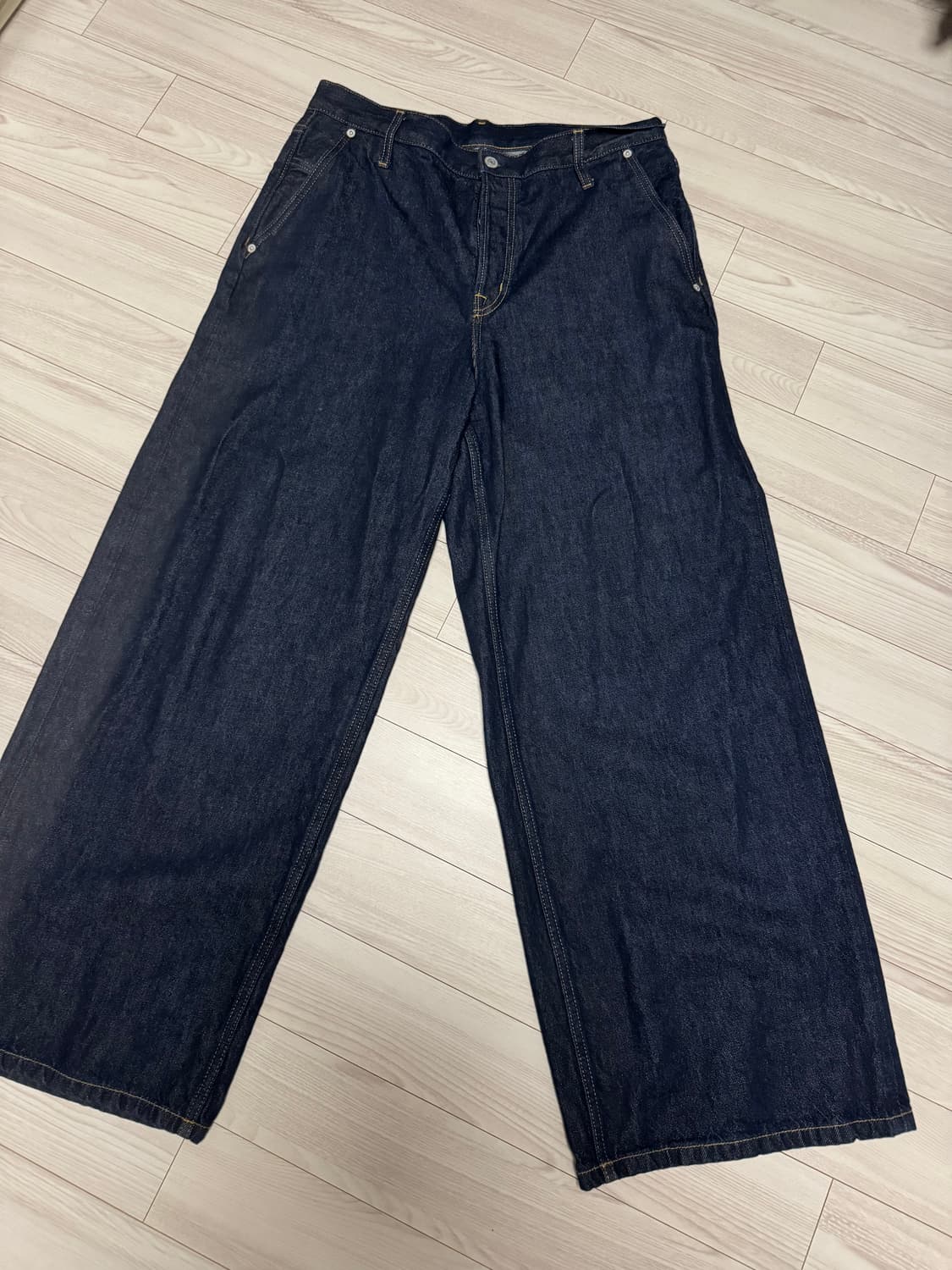 Cos 와이드레그 데님트라우저 2회착 개급처 상품이미지4