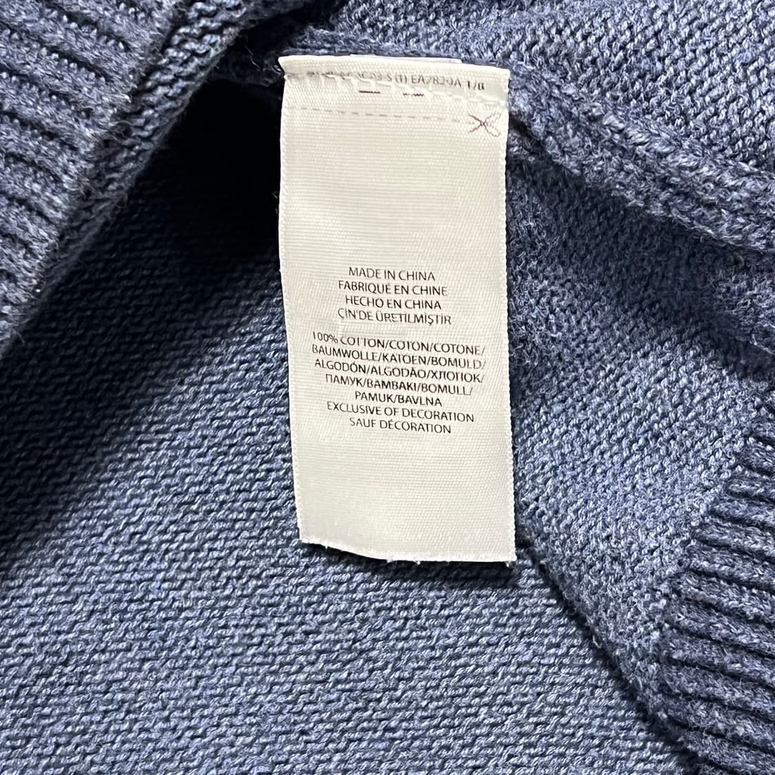 S 폴로랄프로렌 블루 코튼 니트 상품이미지5